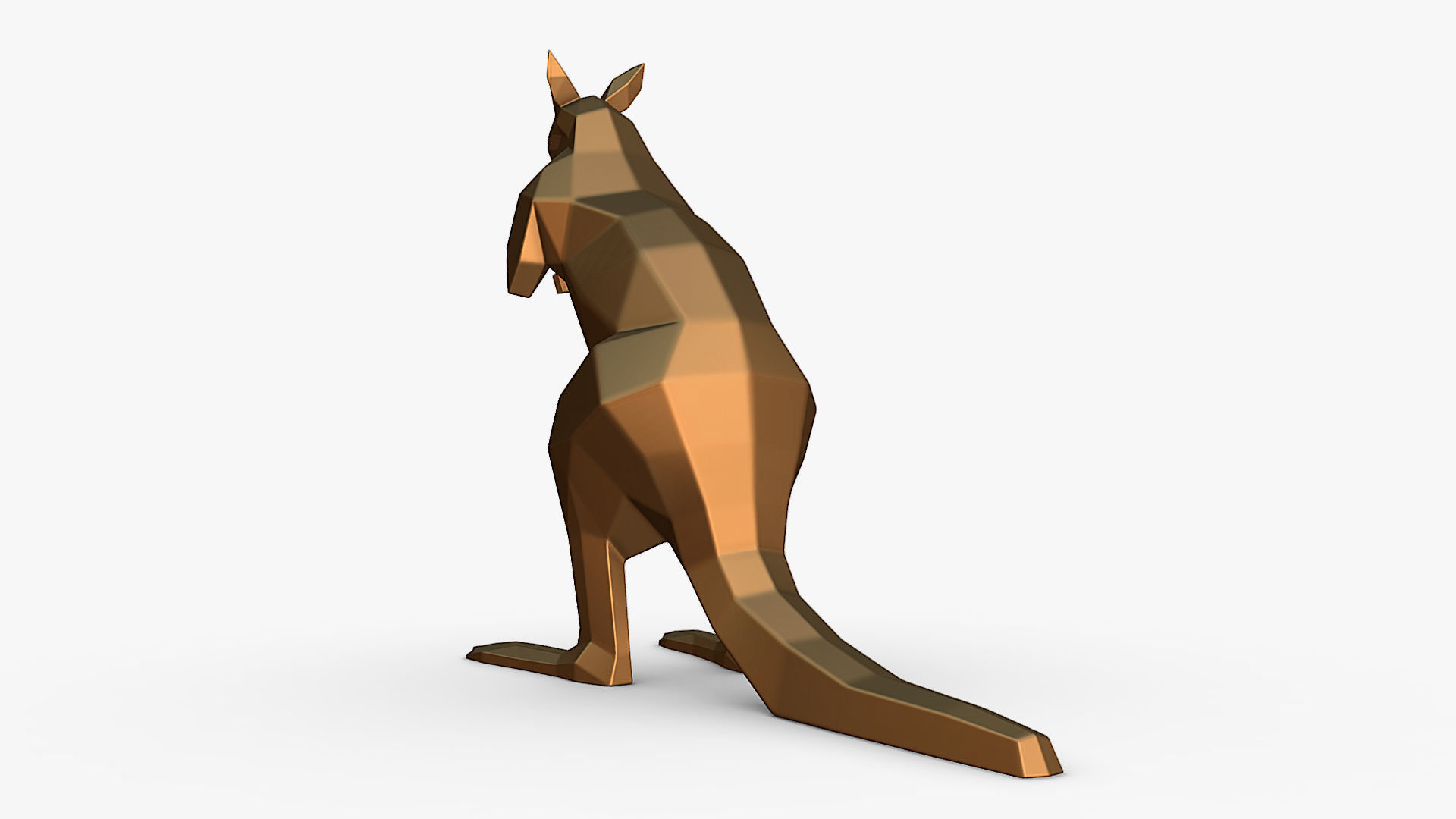 kangaroo 3D print model_4