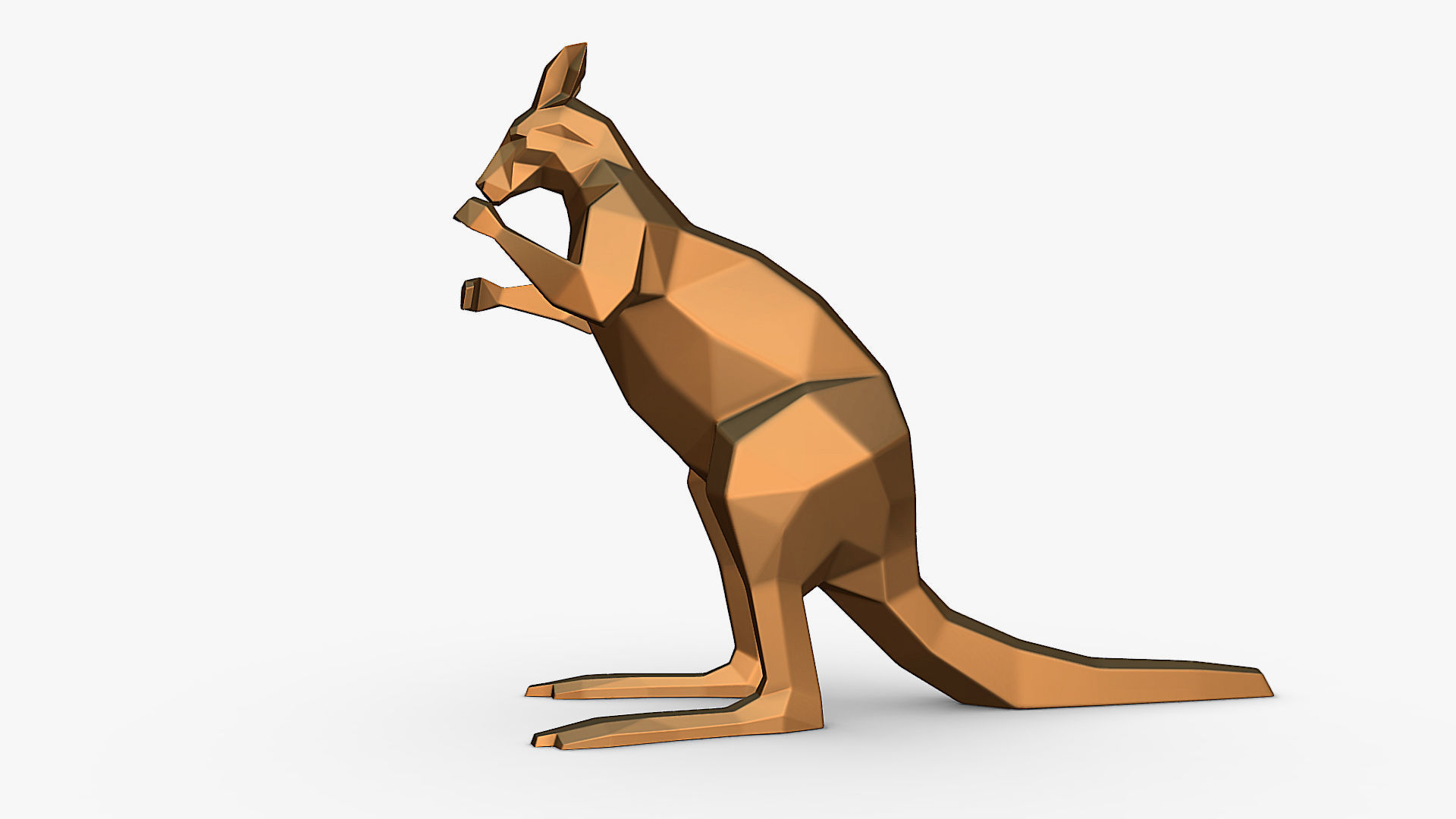 kangaroo 3D print model_3