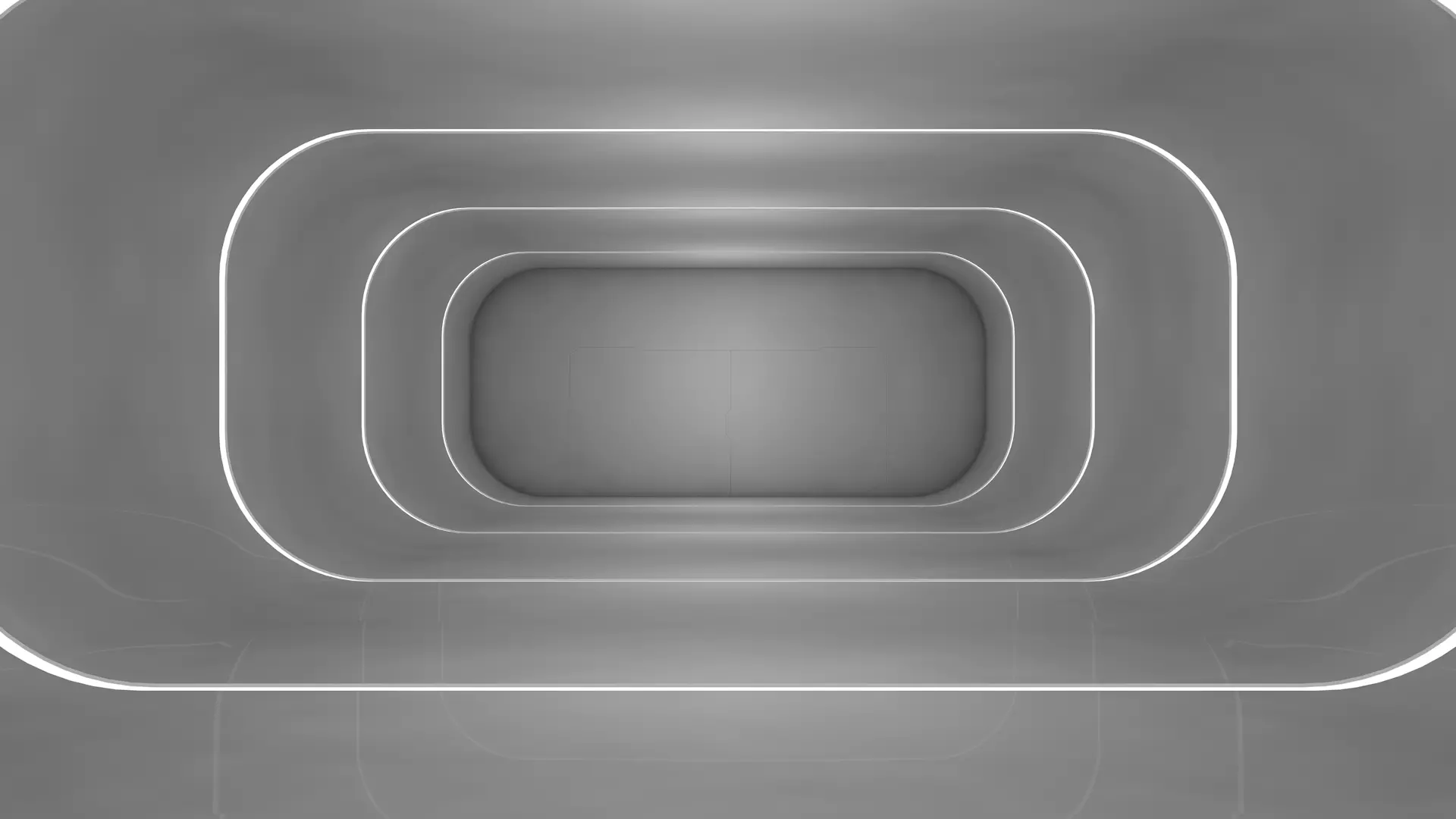 Sci Fi Corridor Low-poly 3D model_0