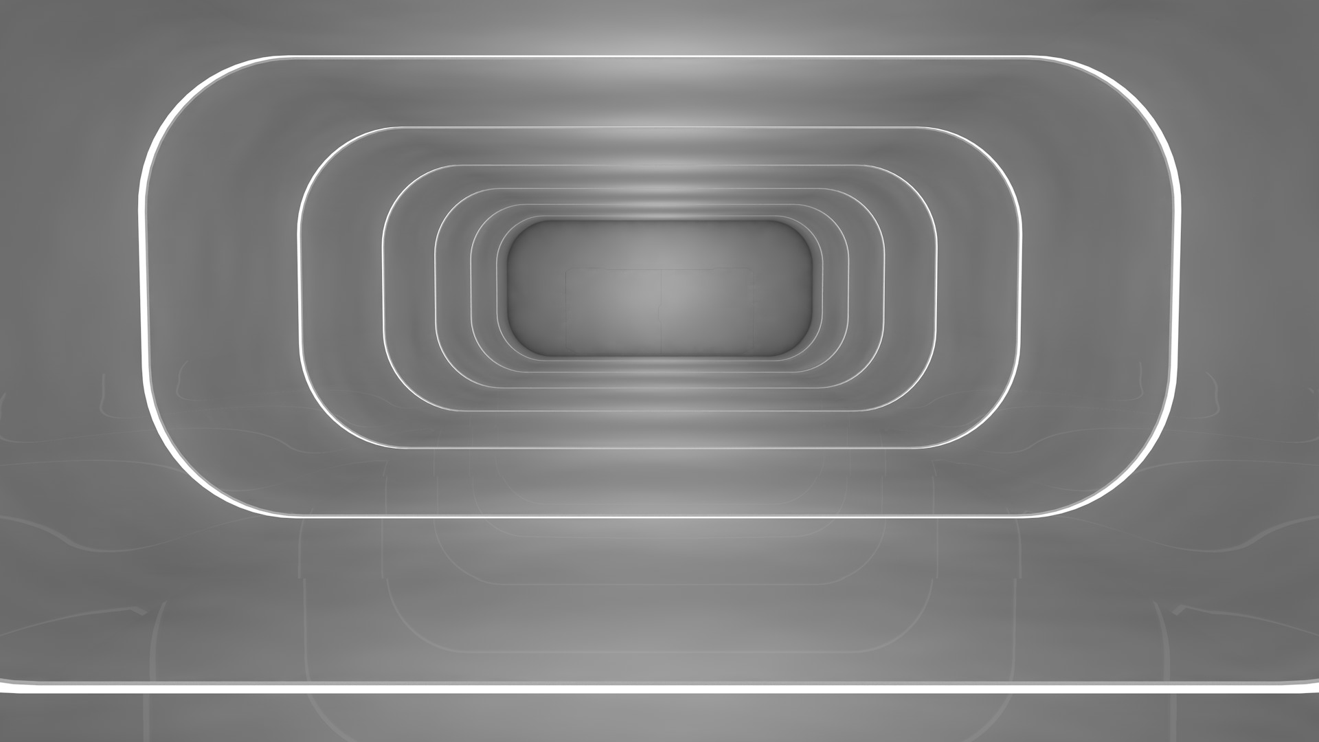 Sci Fi Corridor Low-poly 3D model_5