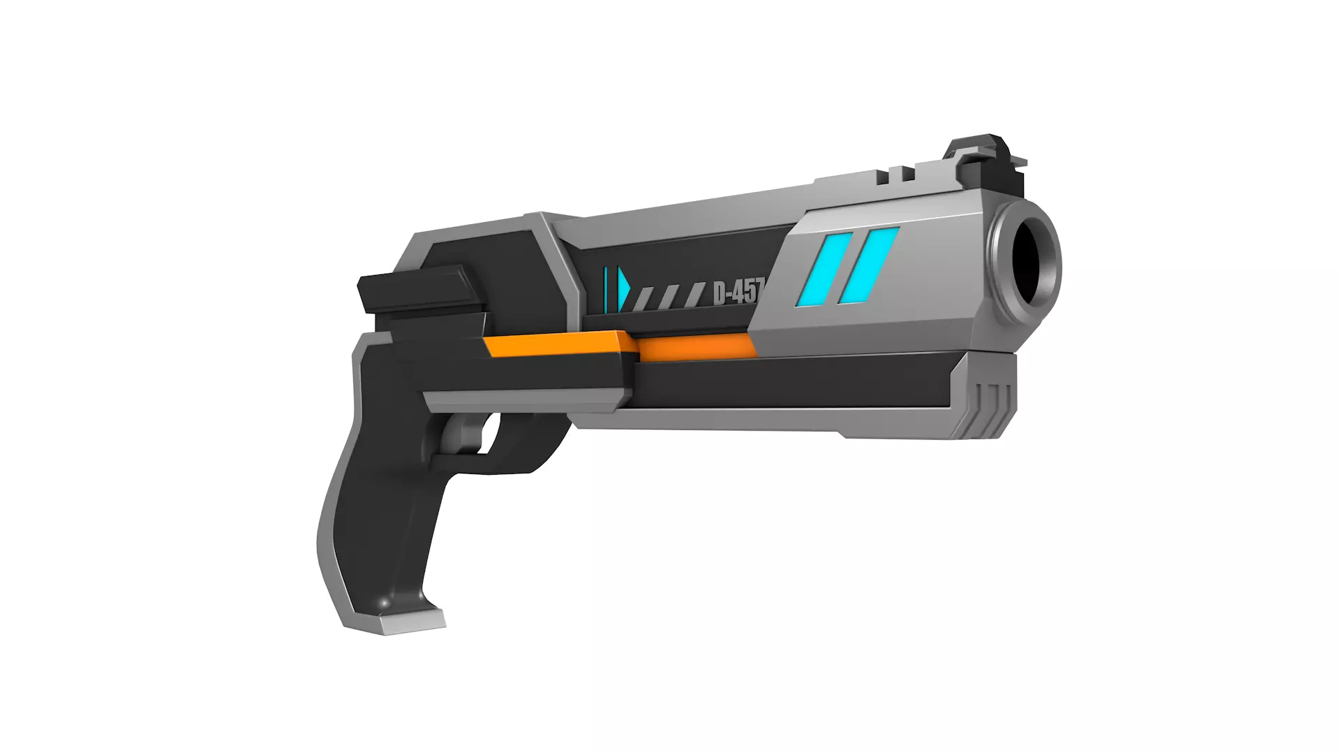 Sci Fi Gun 3D model_0