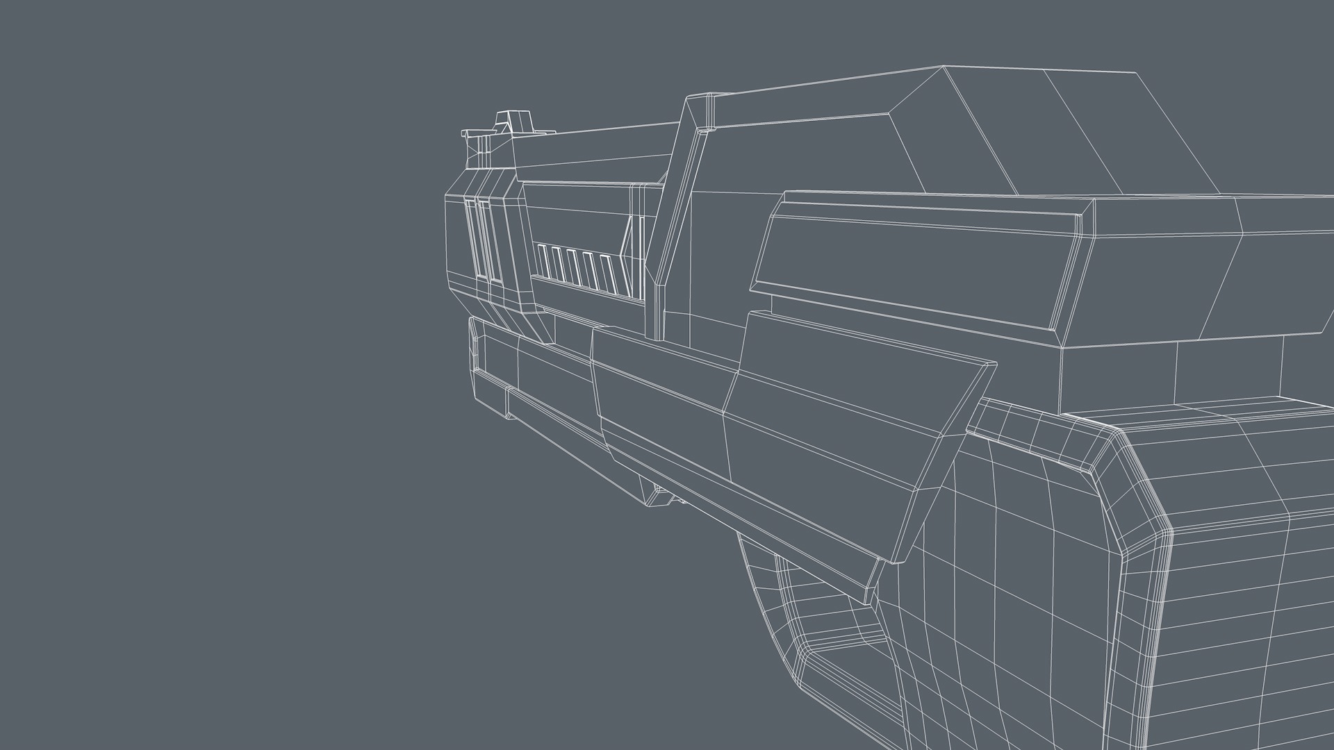 Sci Fi Gun 3D model_13