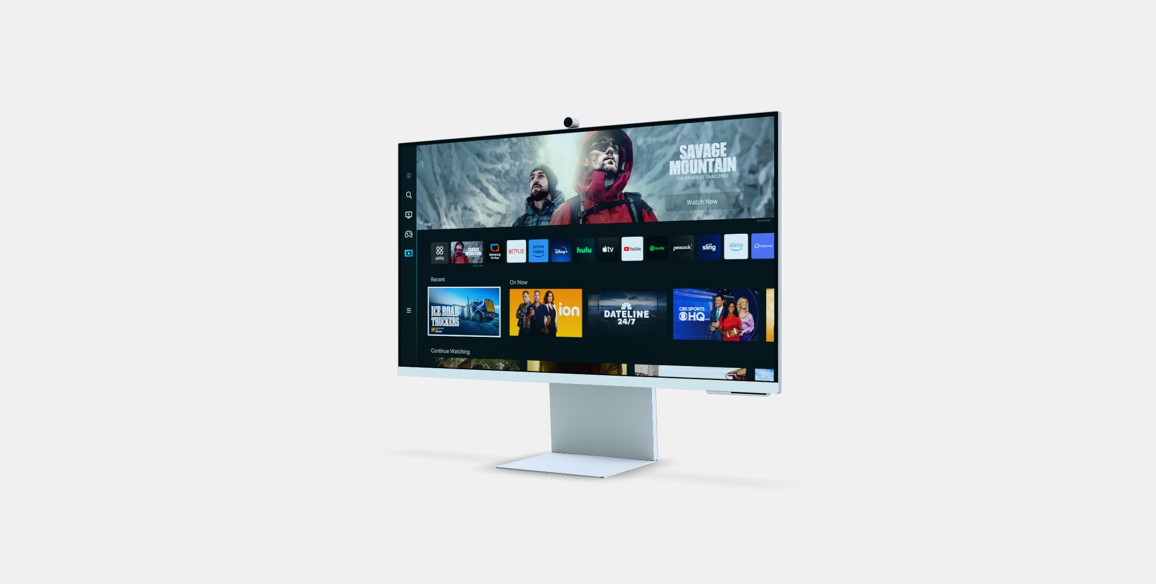 32 inch 4K Smart Monitor M8 M80C White LS32CM801UUXUF 3D model_12