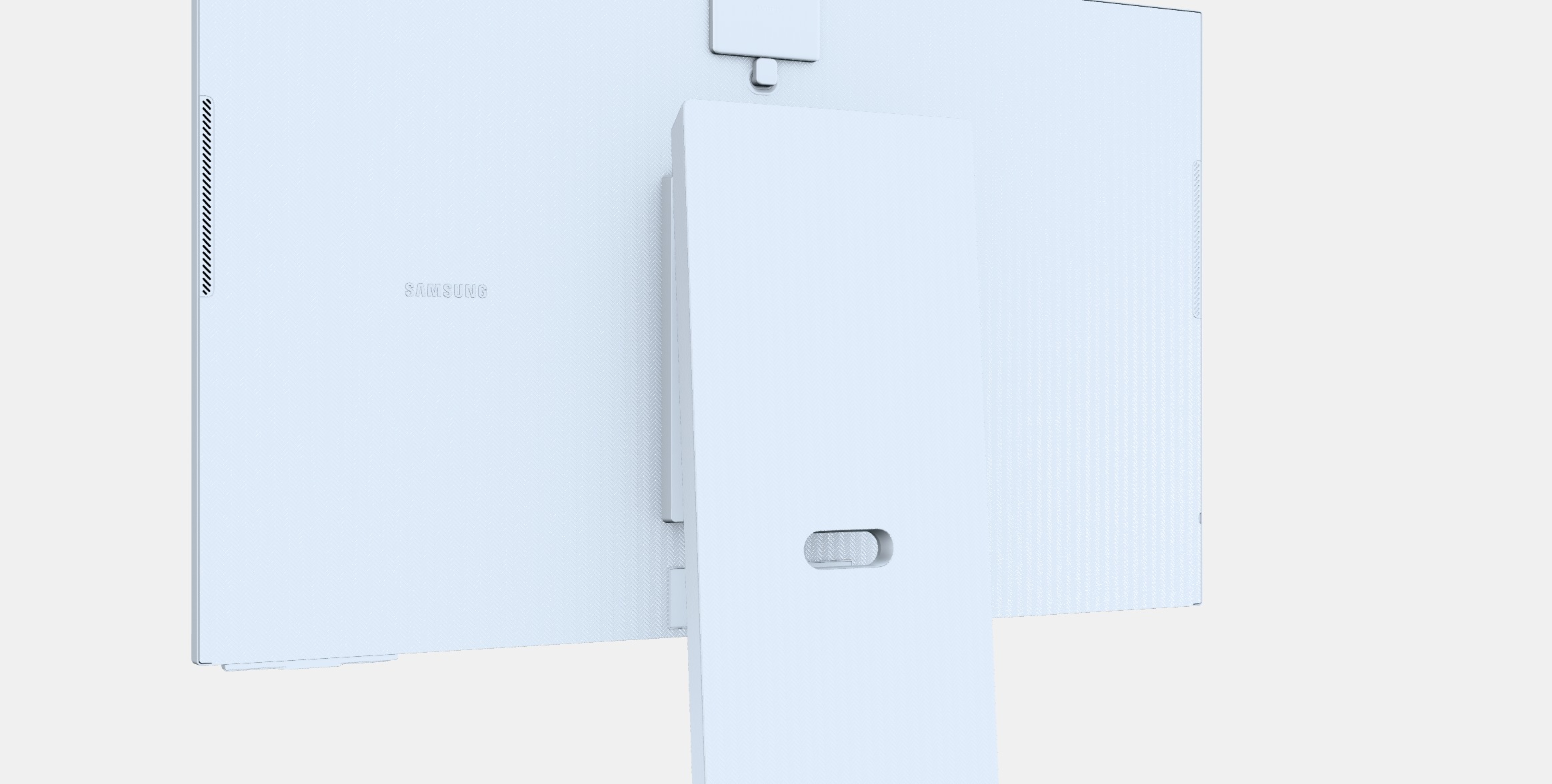 32 inch 4K Smart Monitor M8 M80C White LS32CM801UUXUF 3D model_8