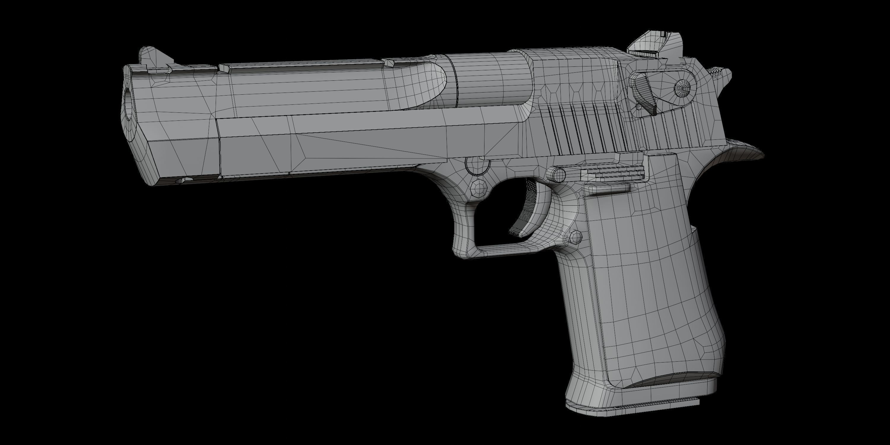 Desert Eagle MK7 3D model_2
