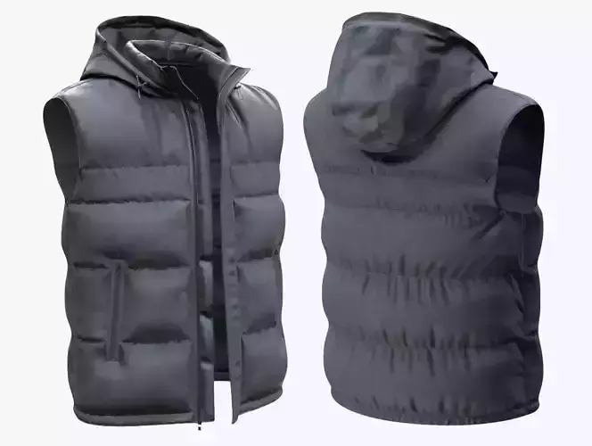 Jacket 65 - All MH Bodies - UE5 Skeletons - Rigged Low-poly 3D model