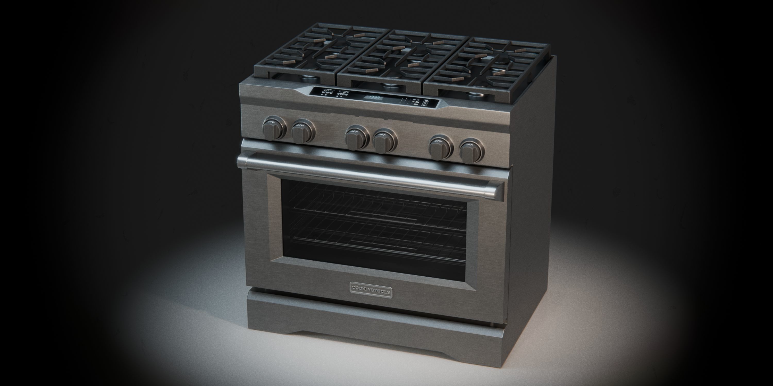 Gas Range 01 3D model_3