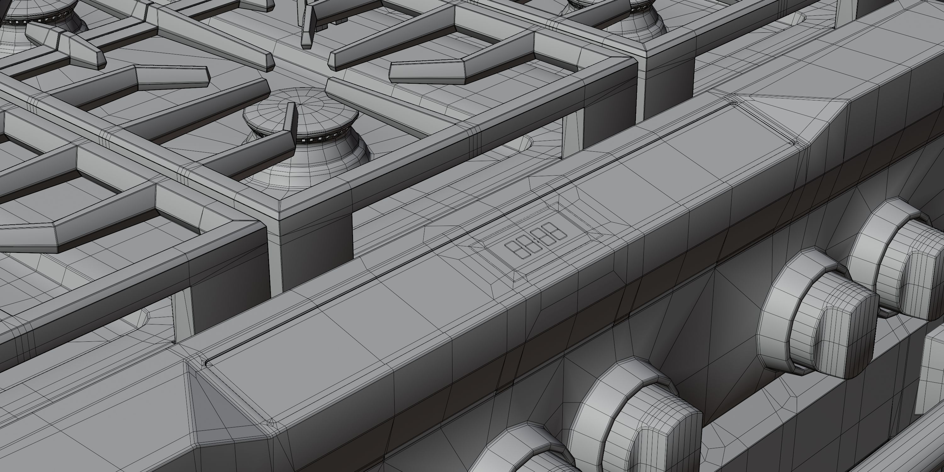 Gas Range 01 3D model_12