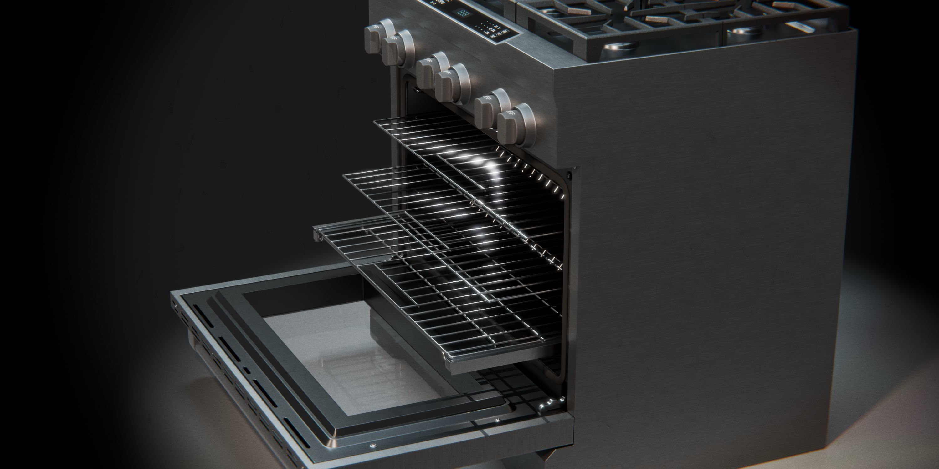 Gas Range 01 3D model_7