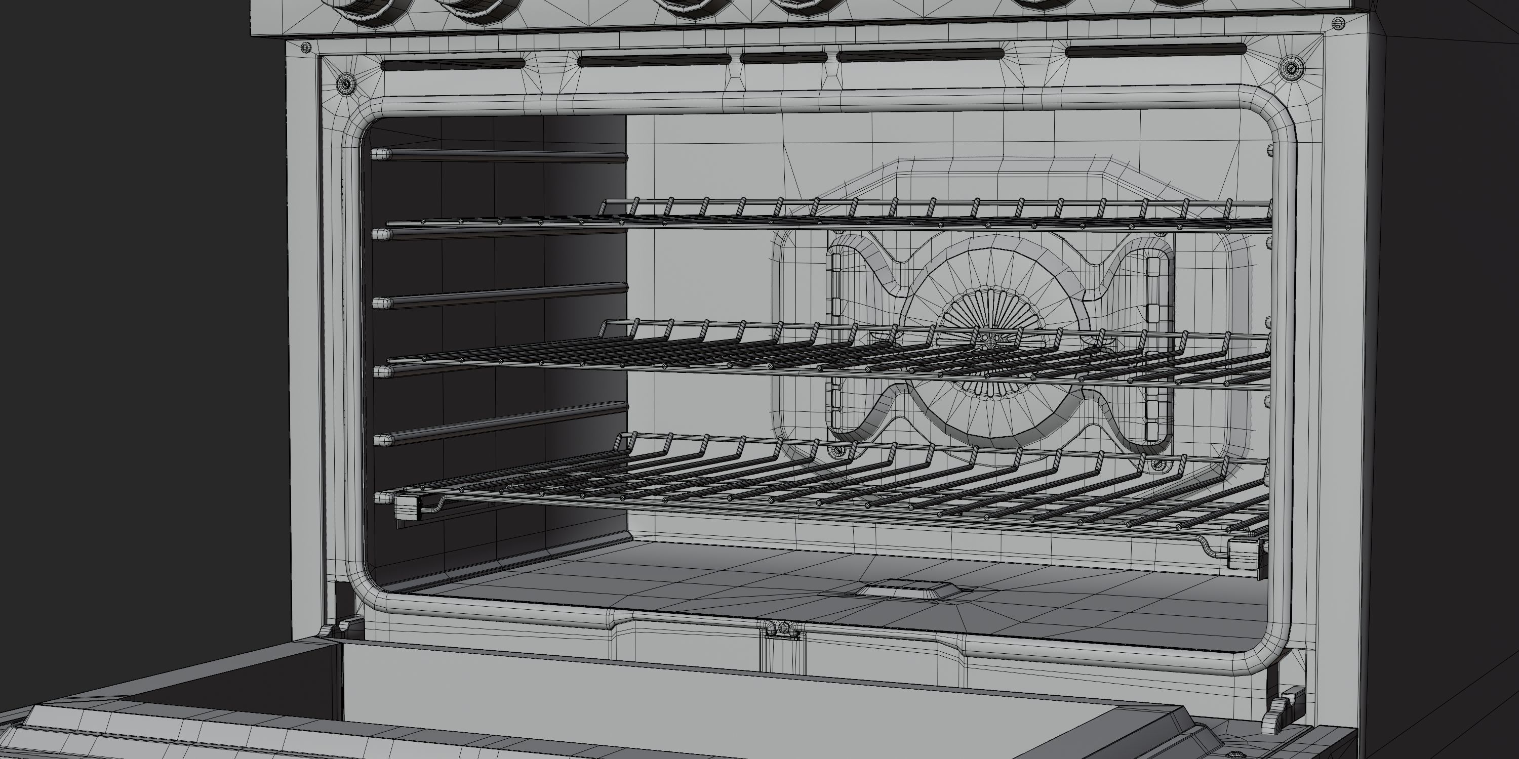 Gas Range 01 3D model_10