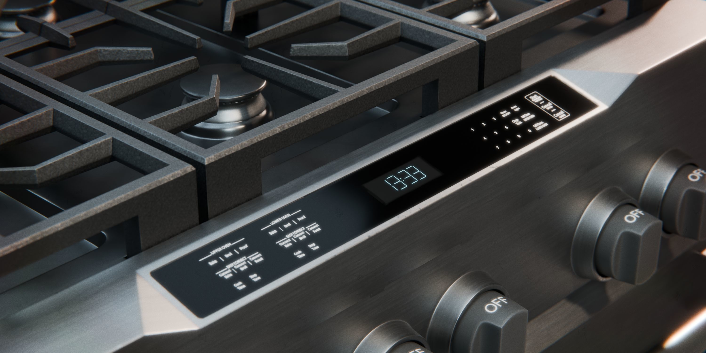 Gas Range 01 3D model_11