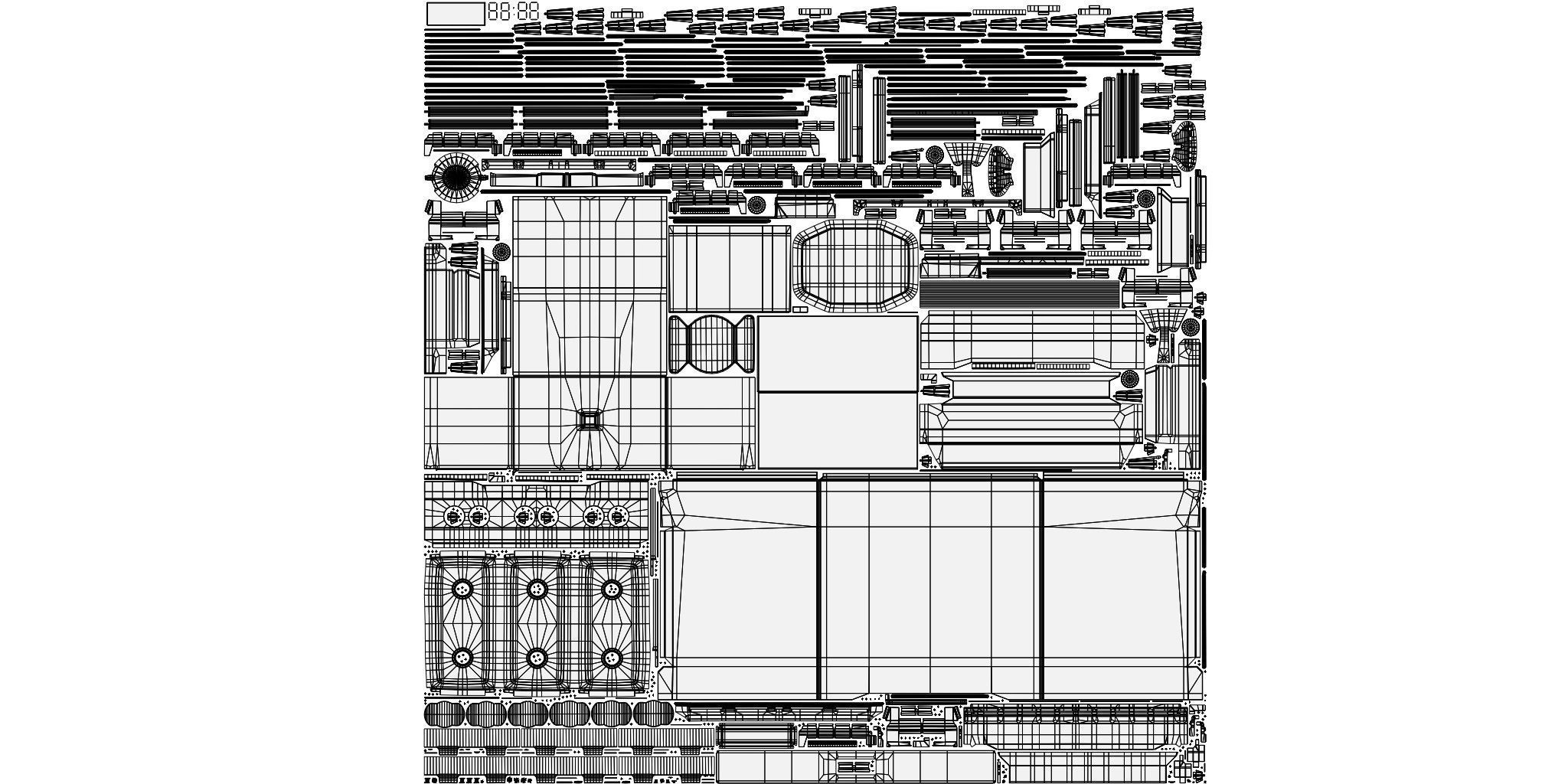 Gas Range 01 3D model_15