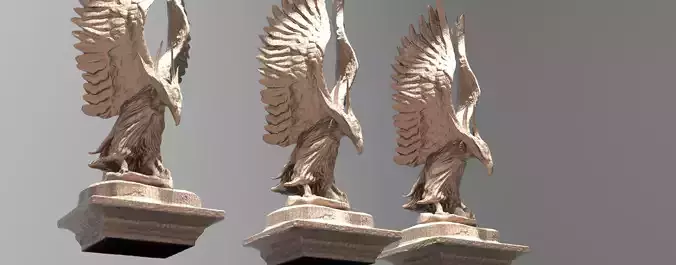 Hogwarts inspired Eagle statue