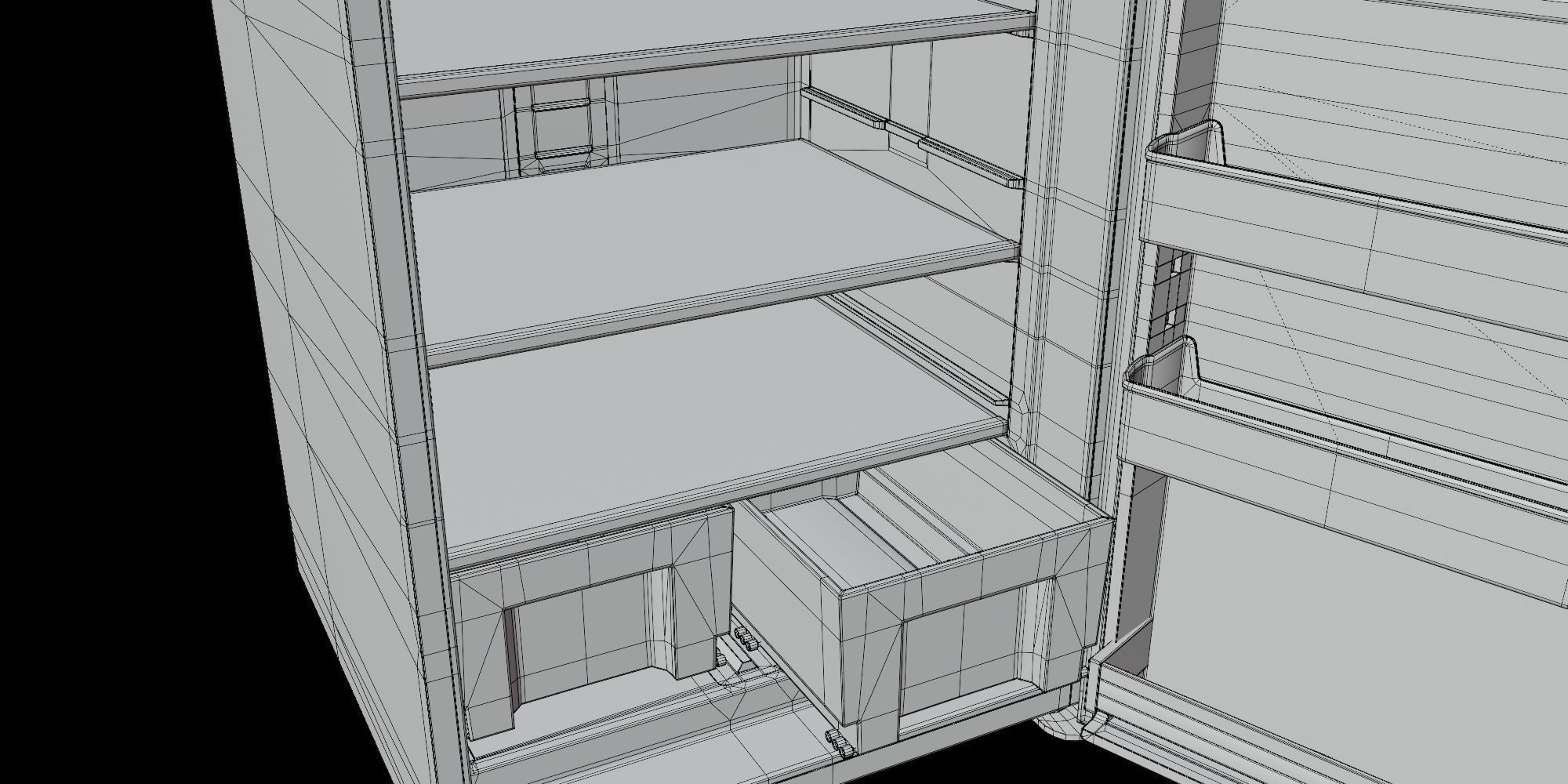 Refrigerator 3D model_8