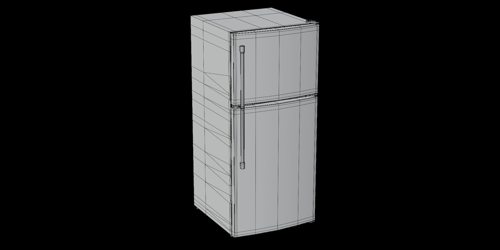 Refrigerator 3D model_2