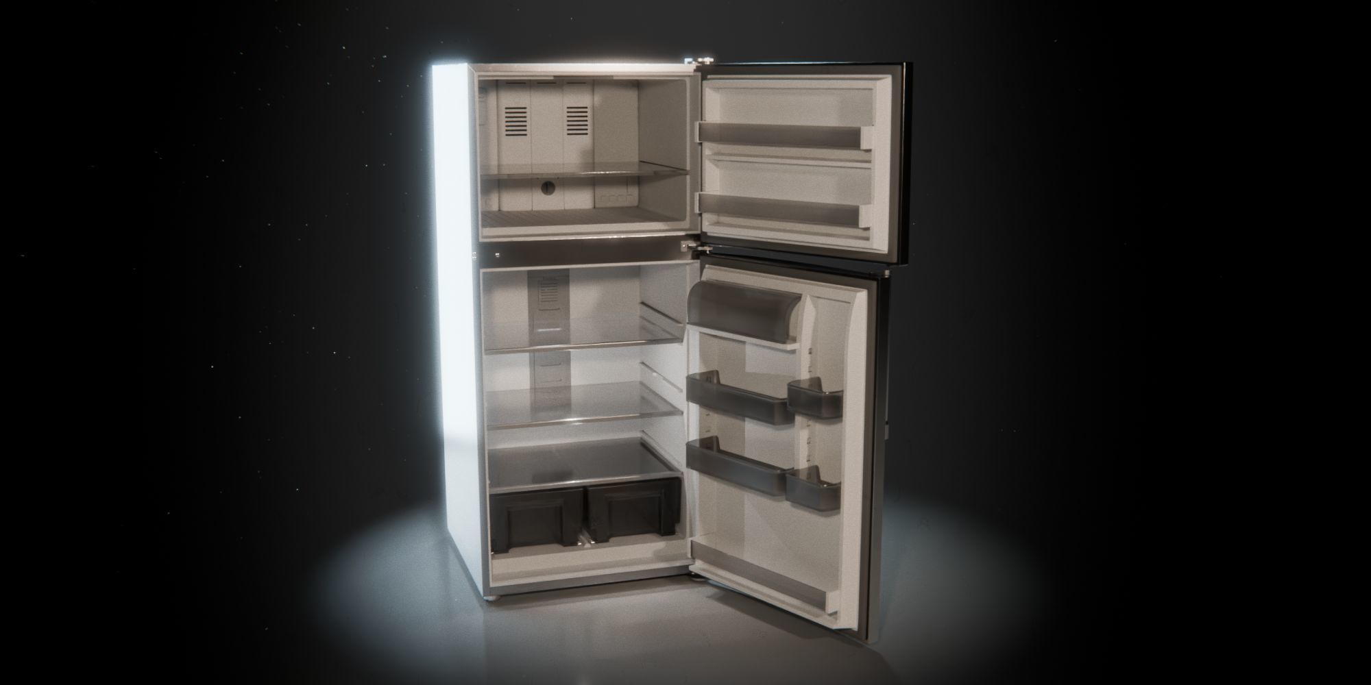 Refrigerator 3D model_5