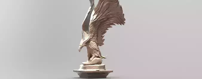 Hogwarts inspired Eagle statue 2