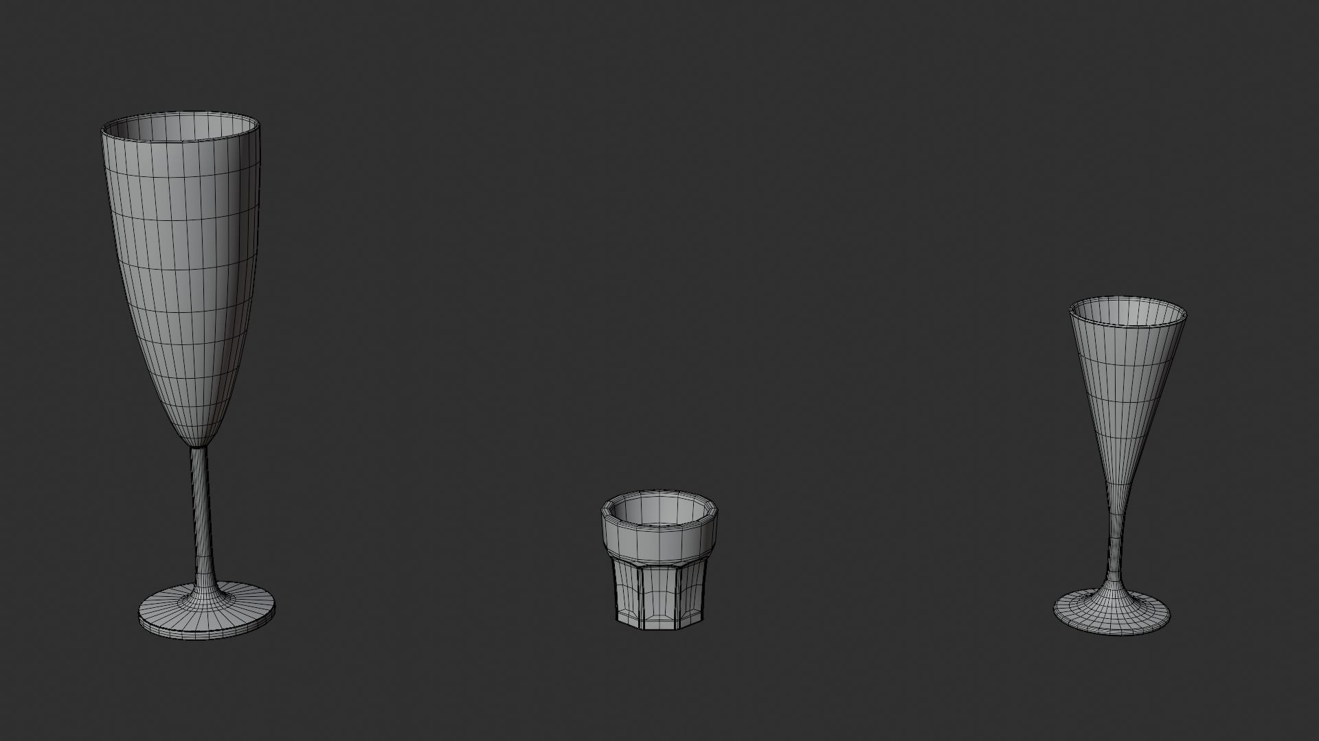 Glass Collection 3D model_9