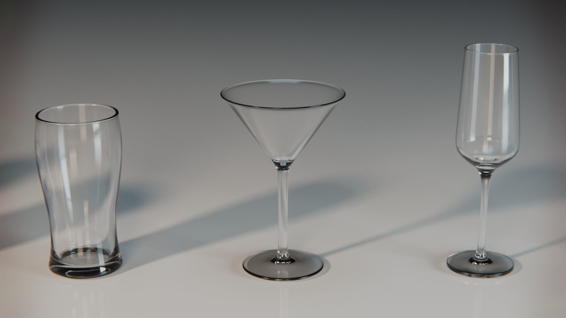 Glass Collection 3D model_6