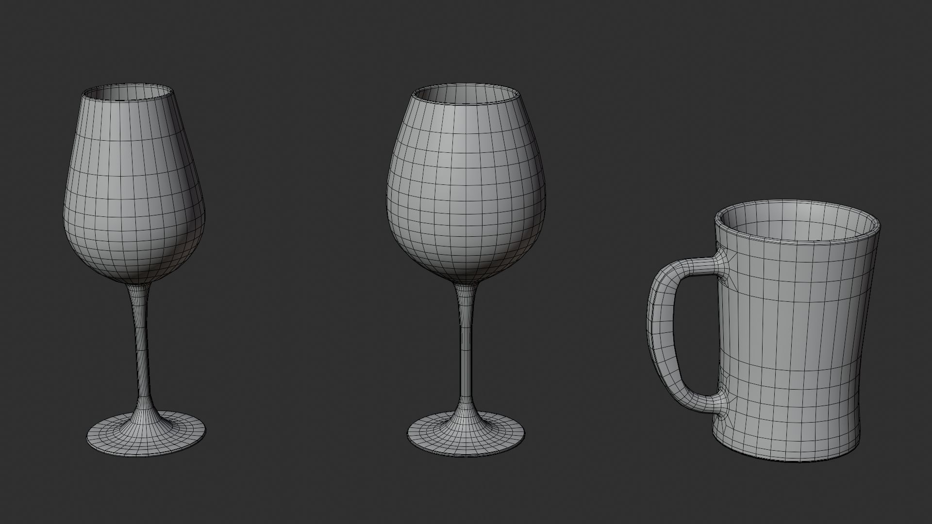 Glass Collection 3D model_5