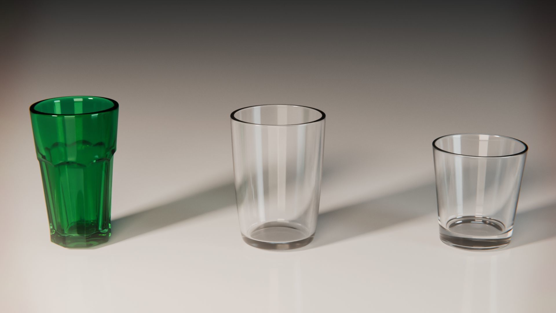 Glass Collection 3D model_2