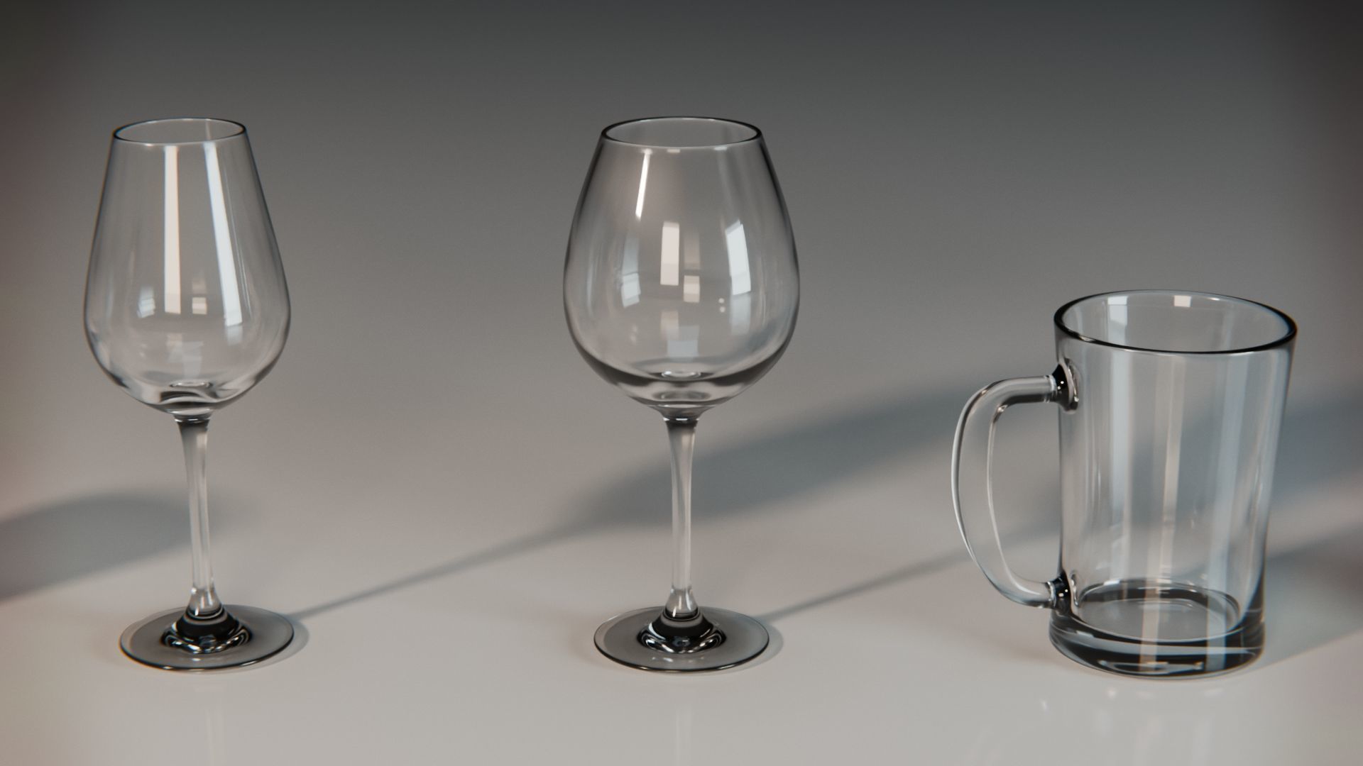 Glass Collection 3D model_4