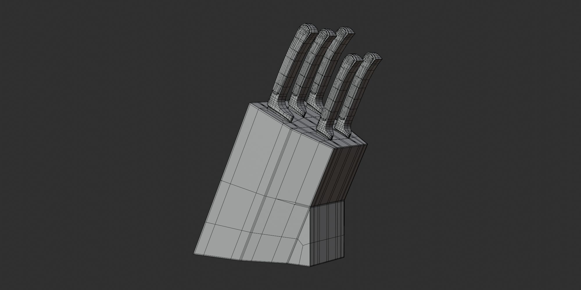 Knife Set 3D model_2