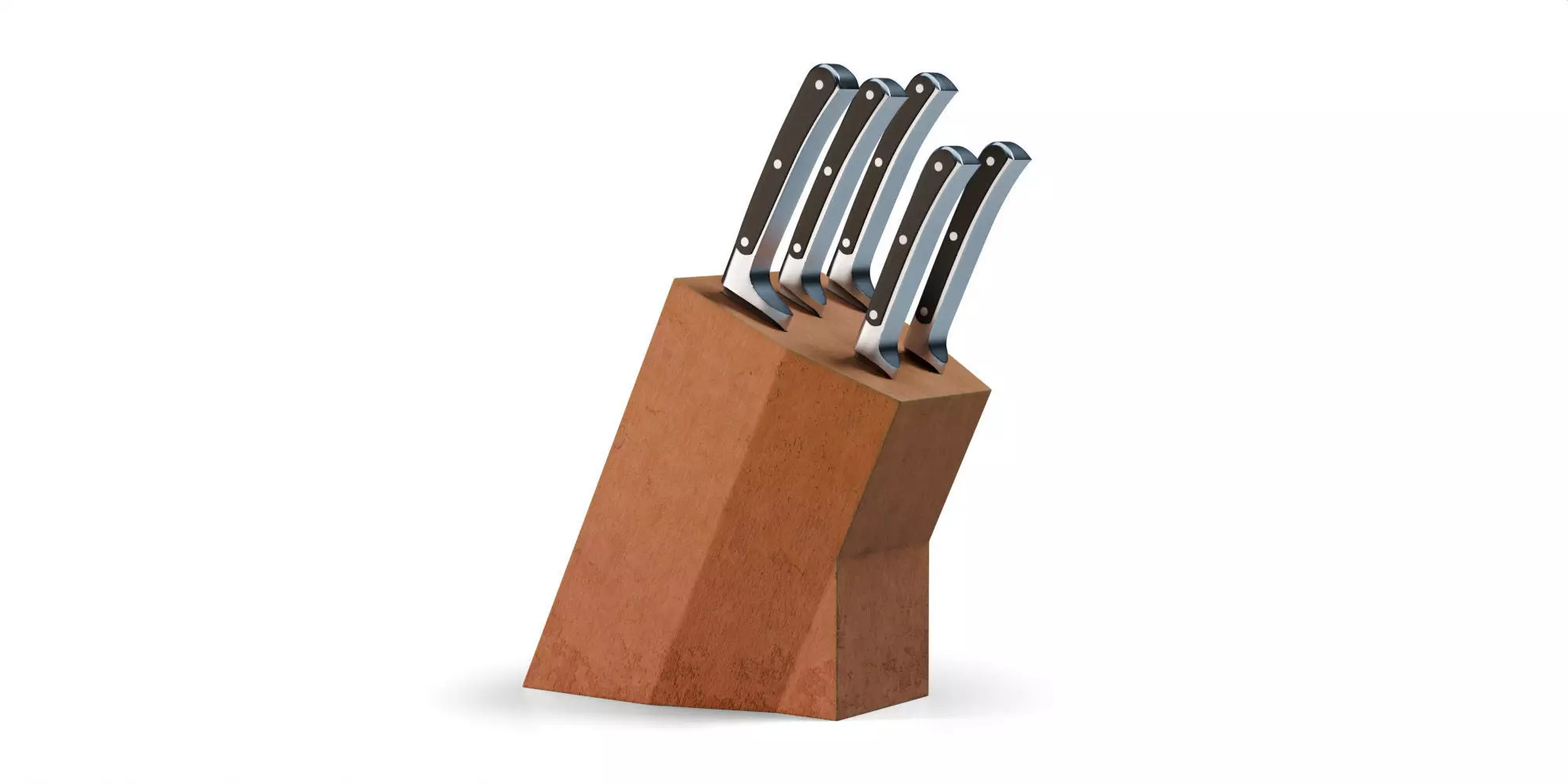 Knife Set 3D model_0