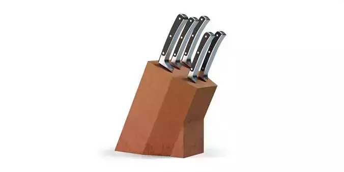 Knife Set 3D model