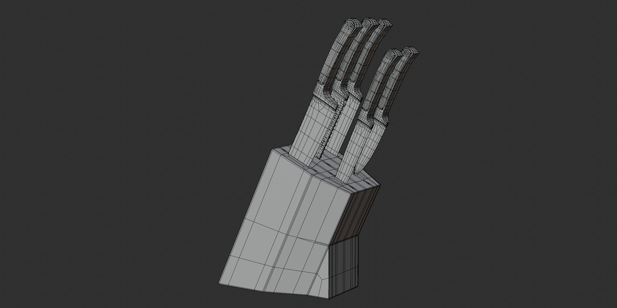 Knife Set 3D model_4