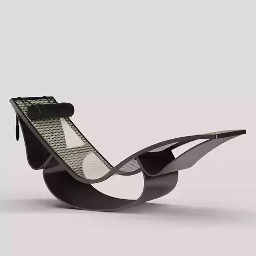 Chaise Lounge Rio - Oscar Niemeyer 3D model