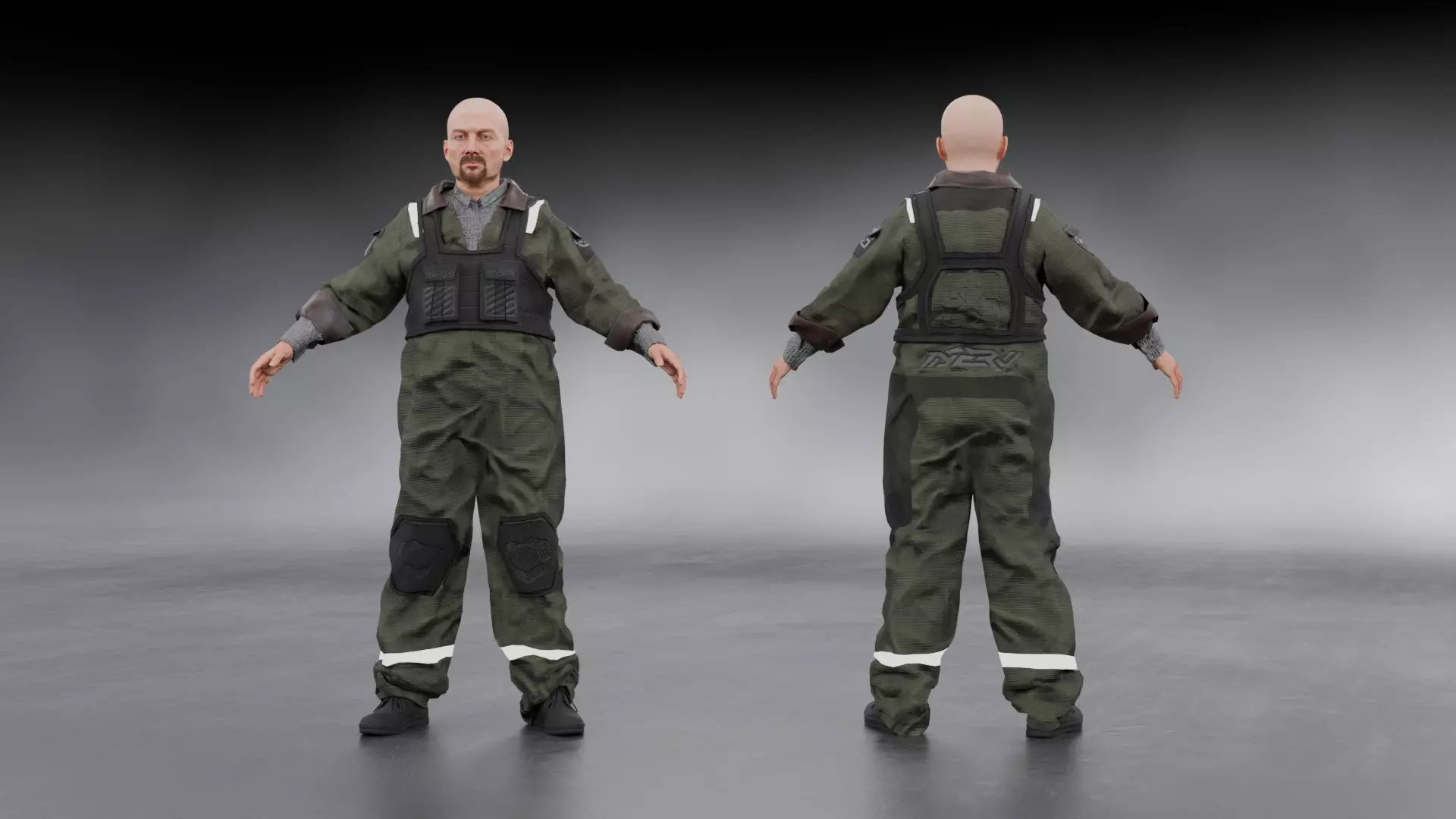 Cyber Mechanic Sci-fi 3D model_0