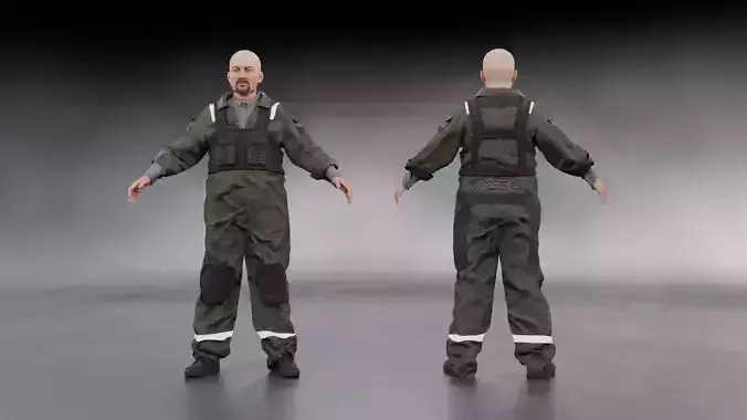 Cyber Mechanic Sci-fi 3D model Cyber Mechanic Sci-fi 3D model