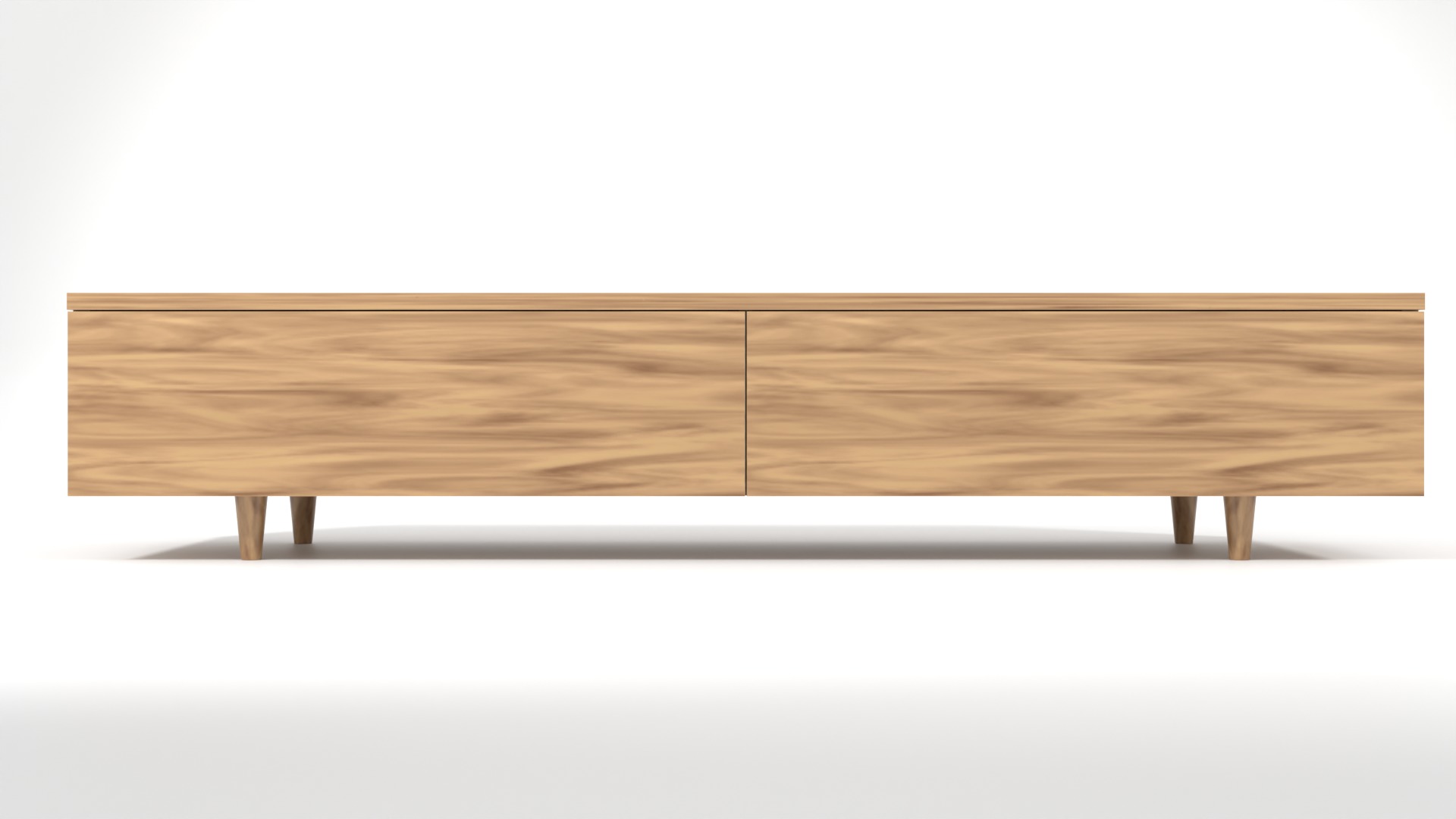 TV Stand Low-poly 3D model_2