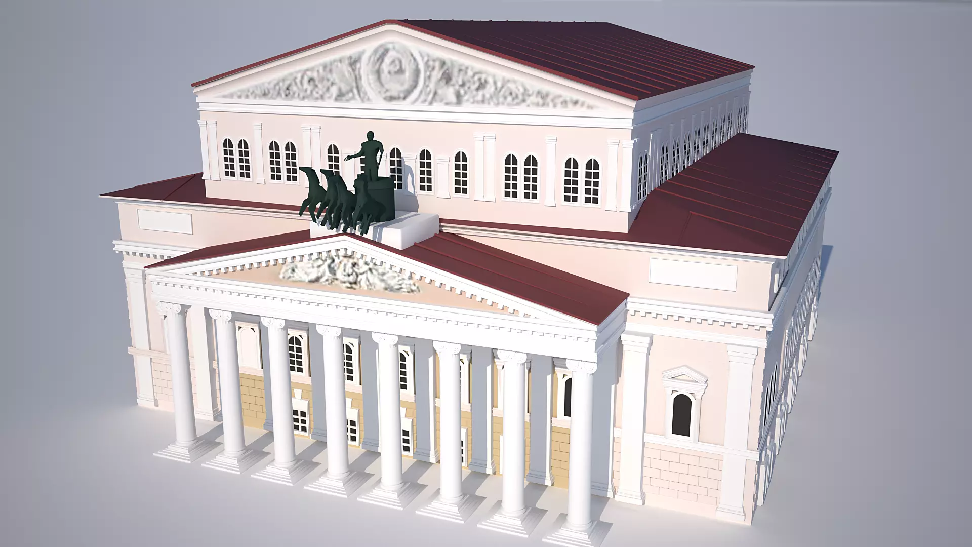 Theatre Bolshoi 3D model_0