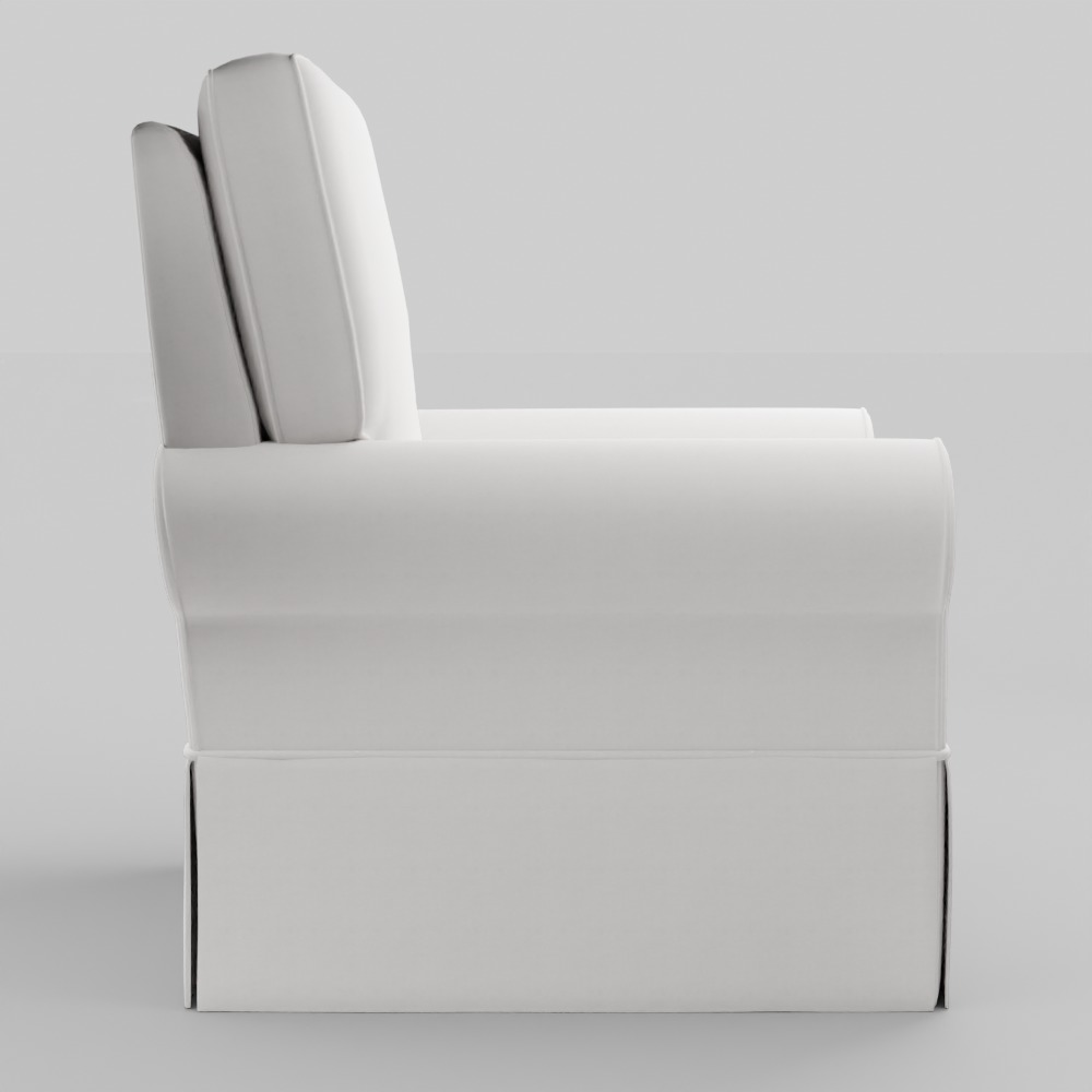 Glider Swivel Glider Upholstery Slipcover 3D model_7