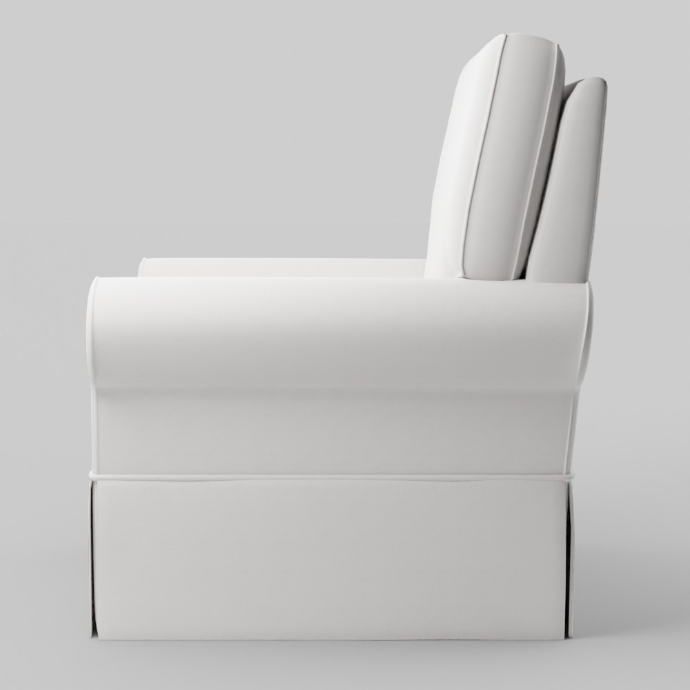 Glider Swivel Glider Upholstery Slipcover 3D model_3