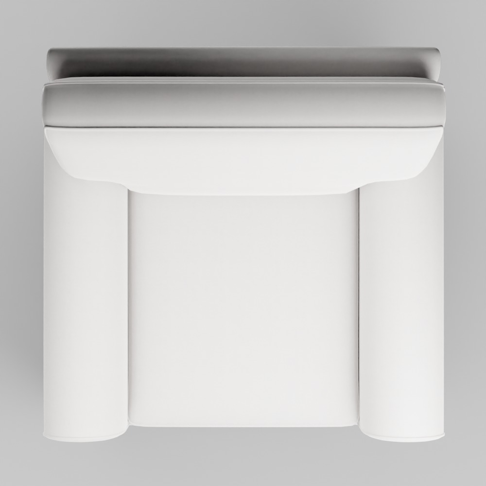 Glider Swivel Glider Upholstery Slipcover 3D model_9