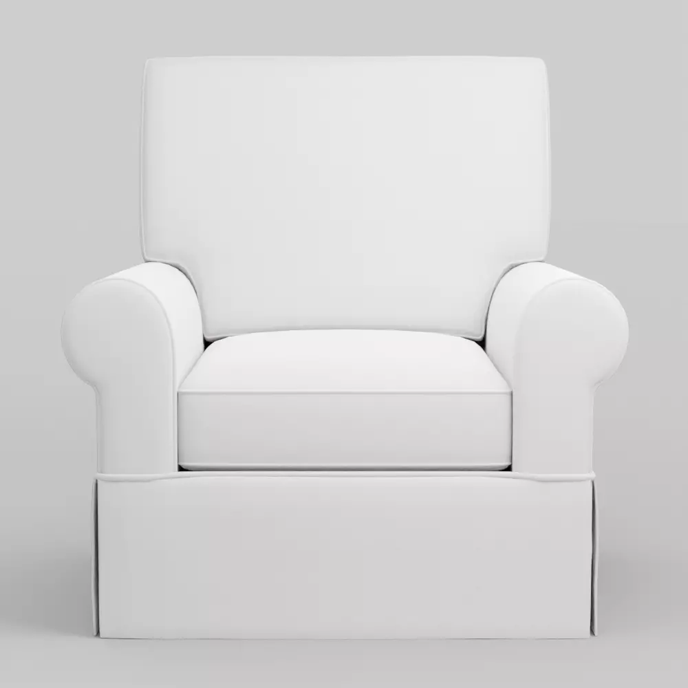 Glider Swivel Glider Upholstery Slipcover 3D model_0