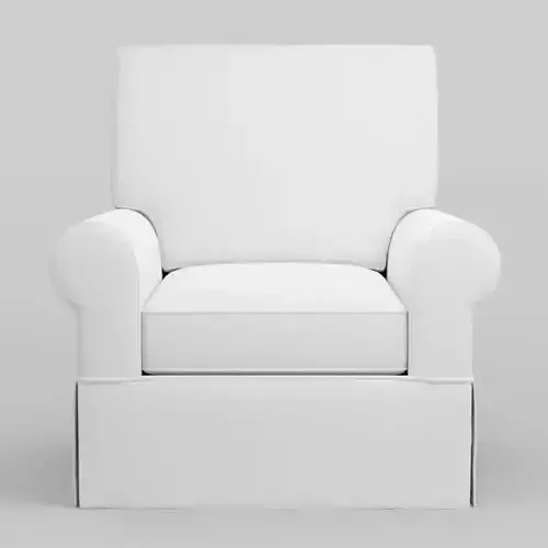 Glider Swivel Glider Upholstery Slipcover 3D model