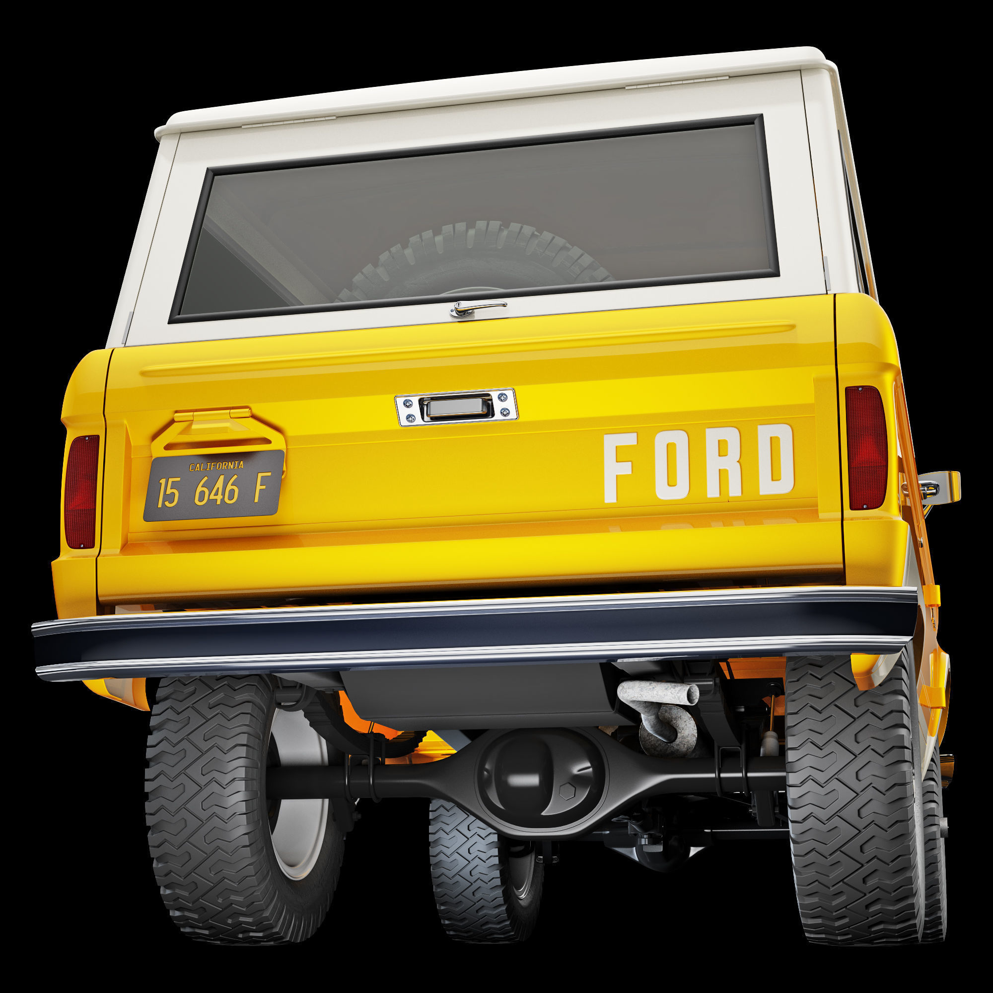 Ford bronco 1966 3D model_53
