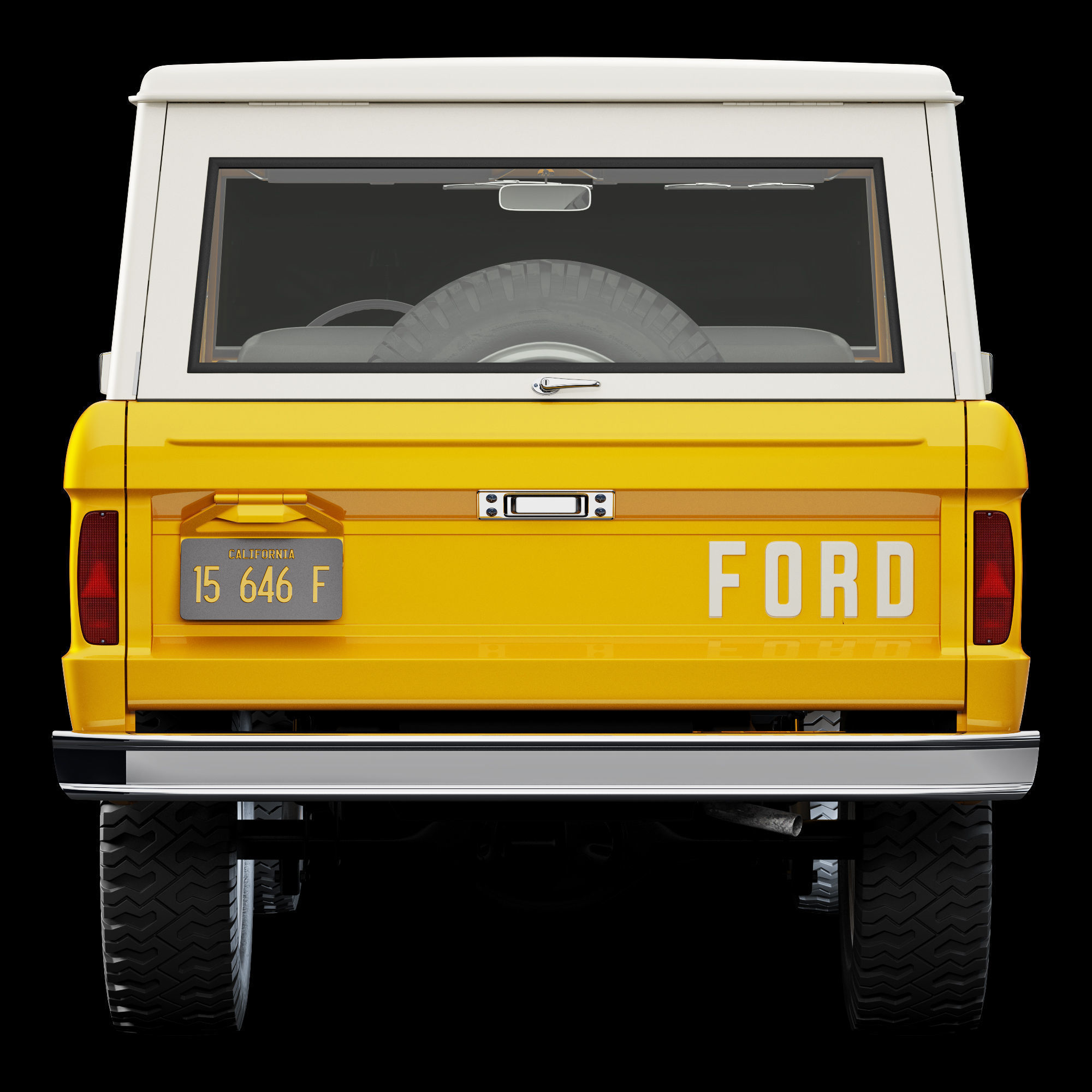 Ford bronco 1966 3D model_40