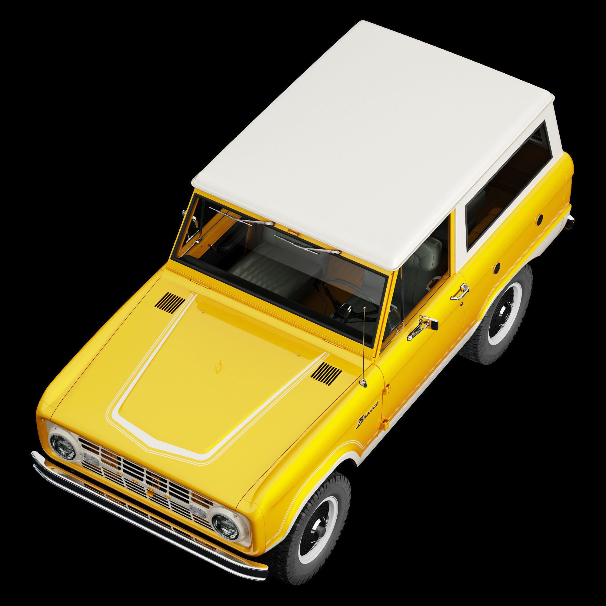 Ford bronco 1966 3D model_43