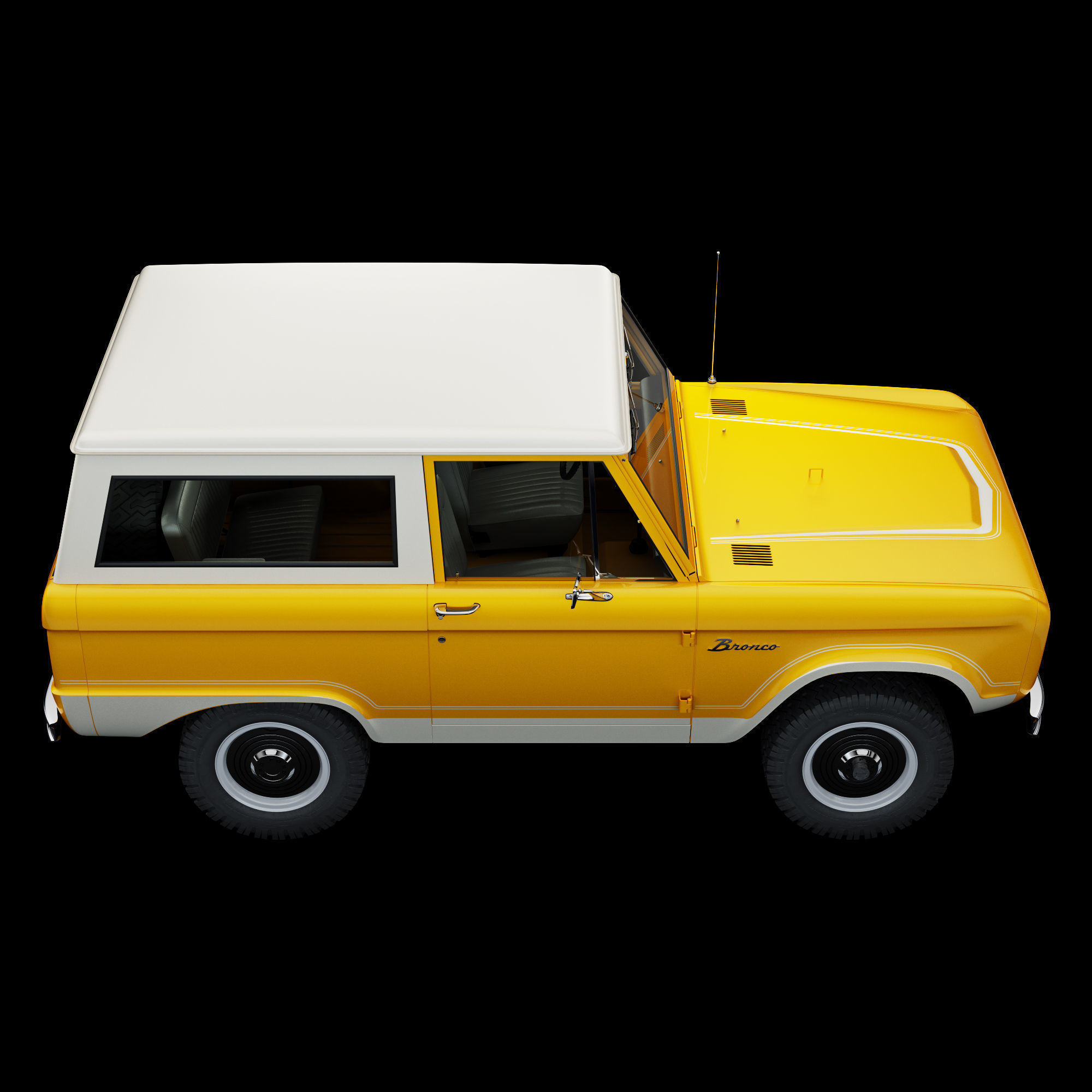 Ford bronco 1966 3D model_45