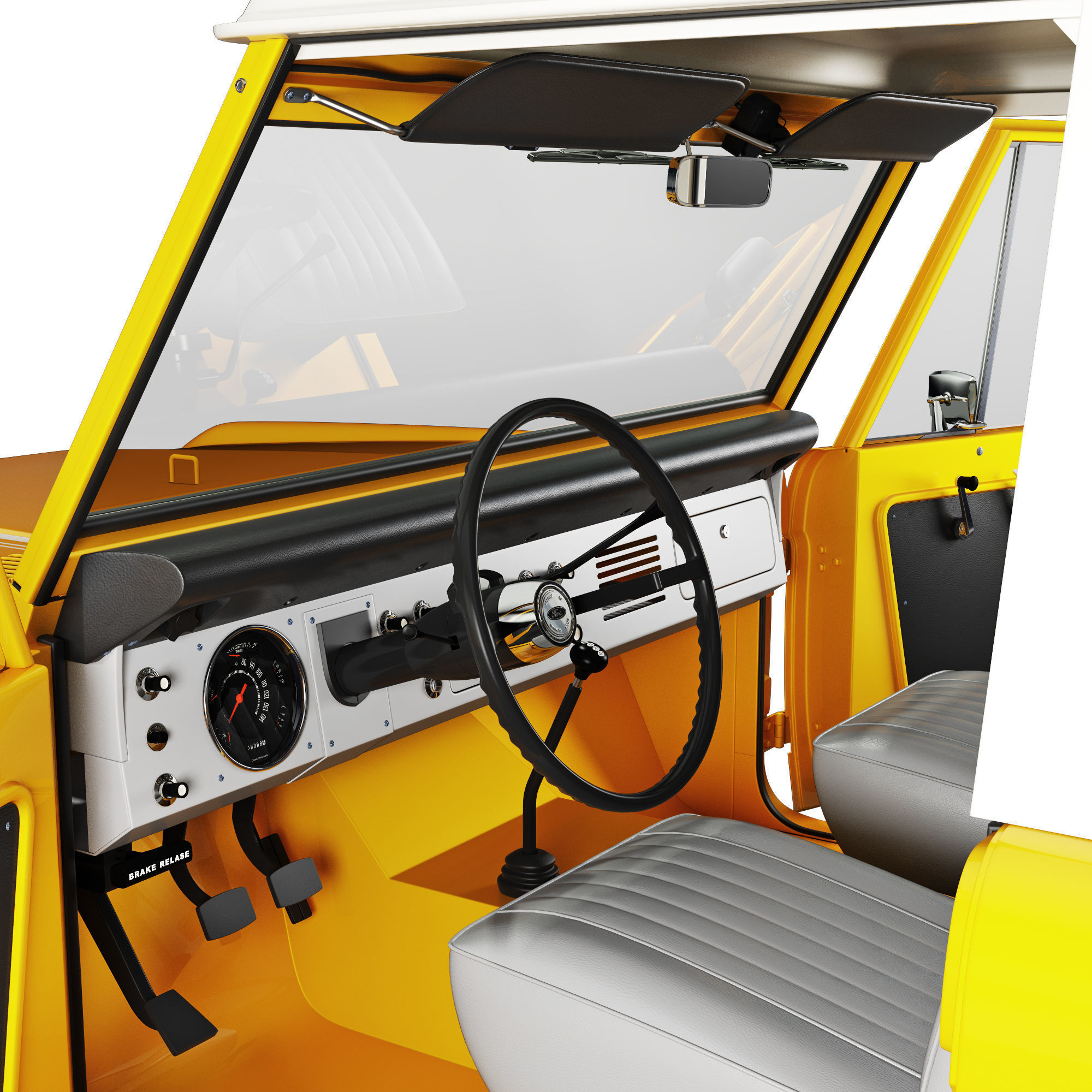 Ford bronco 1966 3D model_31