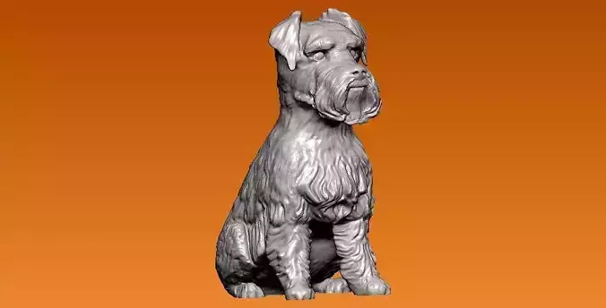 Darcey corected Dog model - 3D print