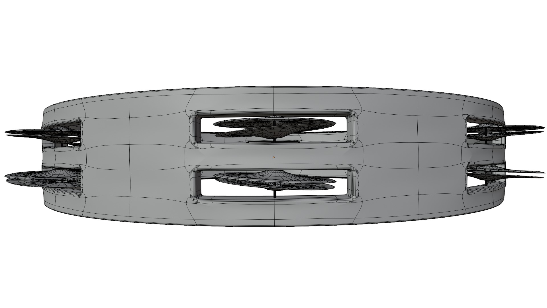 Tambourine 3D model_16