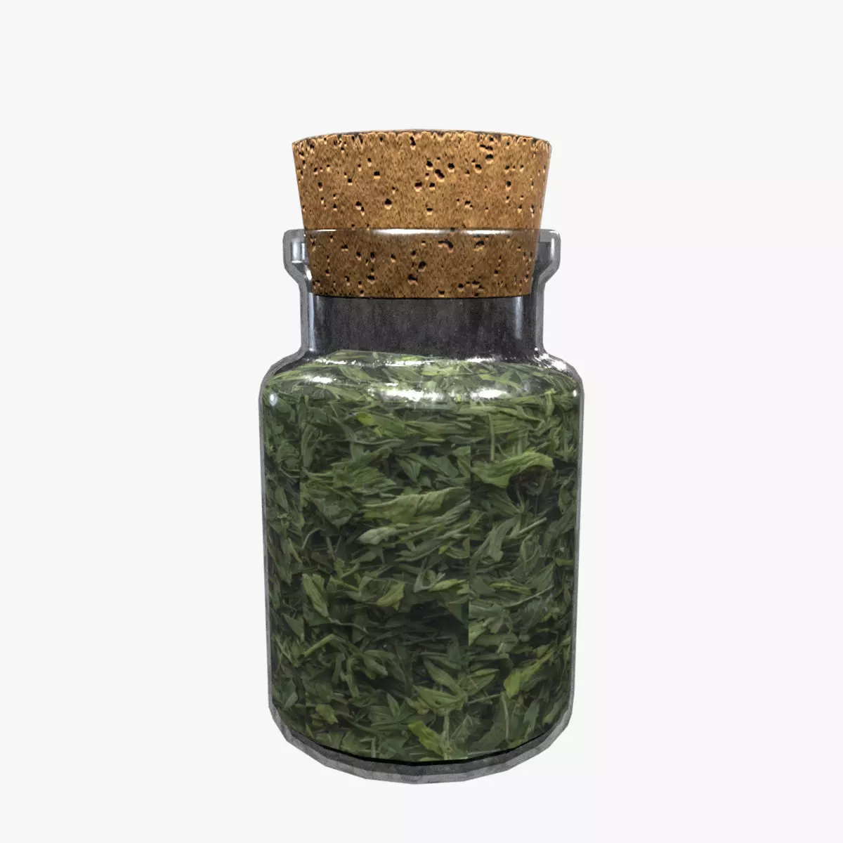 Medieval Spell Jar V07 Low-poly 3D model