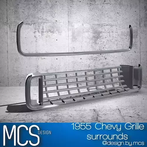 1955 Chevy Grille Surround Options for AMT