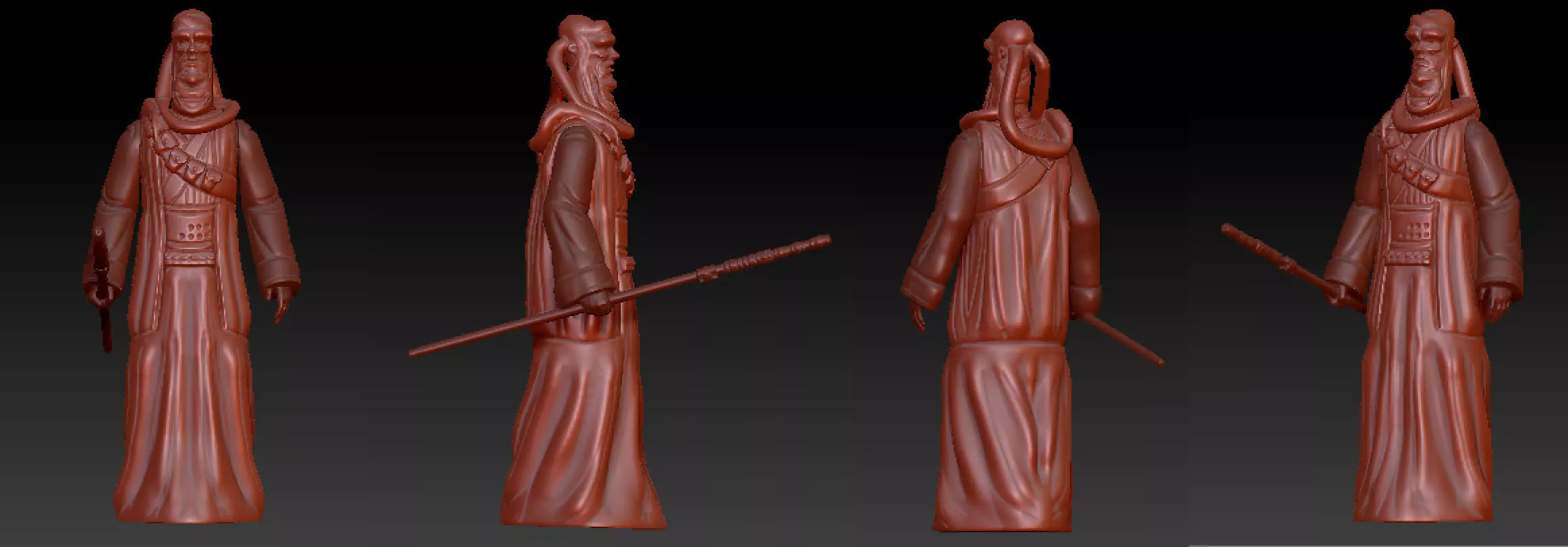 Star wars RogueONE Beezer Fortuna 3D print model_0